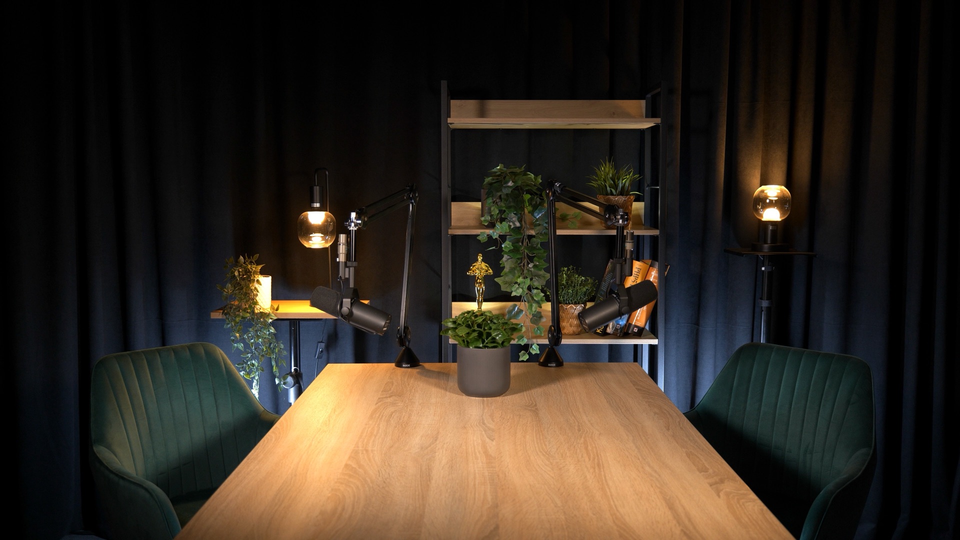 Studio A — oświetlenie ciepłe